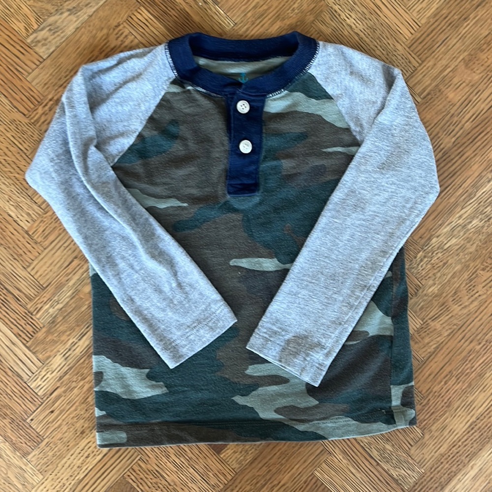 Toddler boy Crewcuts Henley size 2